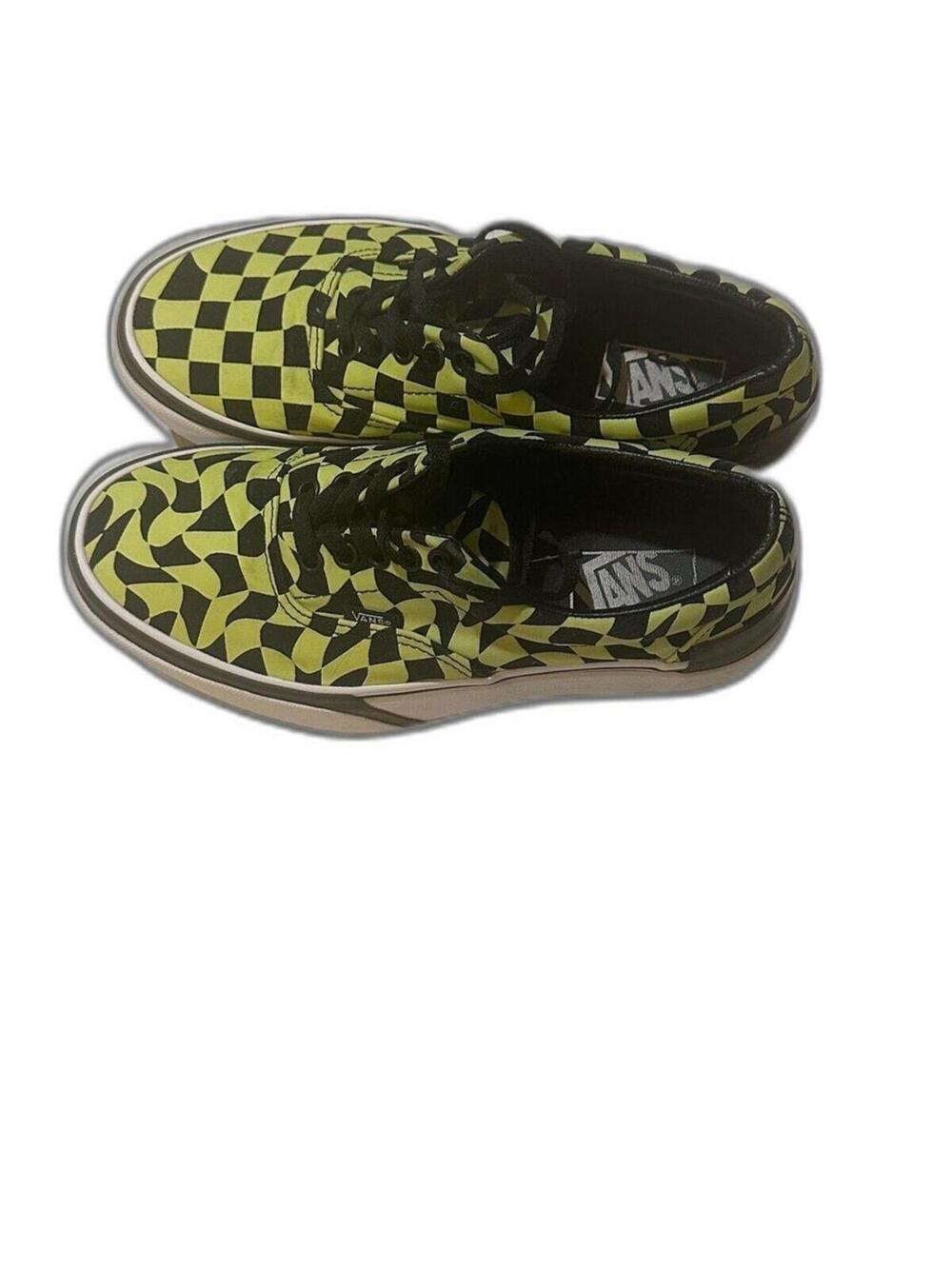 Vans Era Stacked Warp Check Glow In The Dark Platform Men 6.5